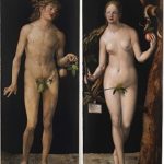 279px-Albrecht_Dürer_-_Adam_and_Eve_(Prado)_2