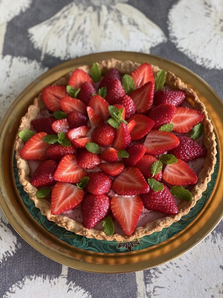 Ricetta crostata con mousse di fragole